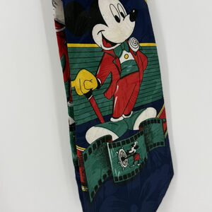 Vintage Walt Disney Mickey Mouse Steamboat Willie Anniversary Men's Tie